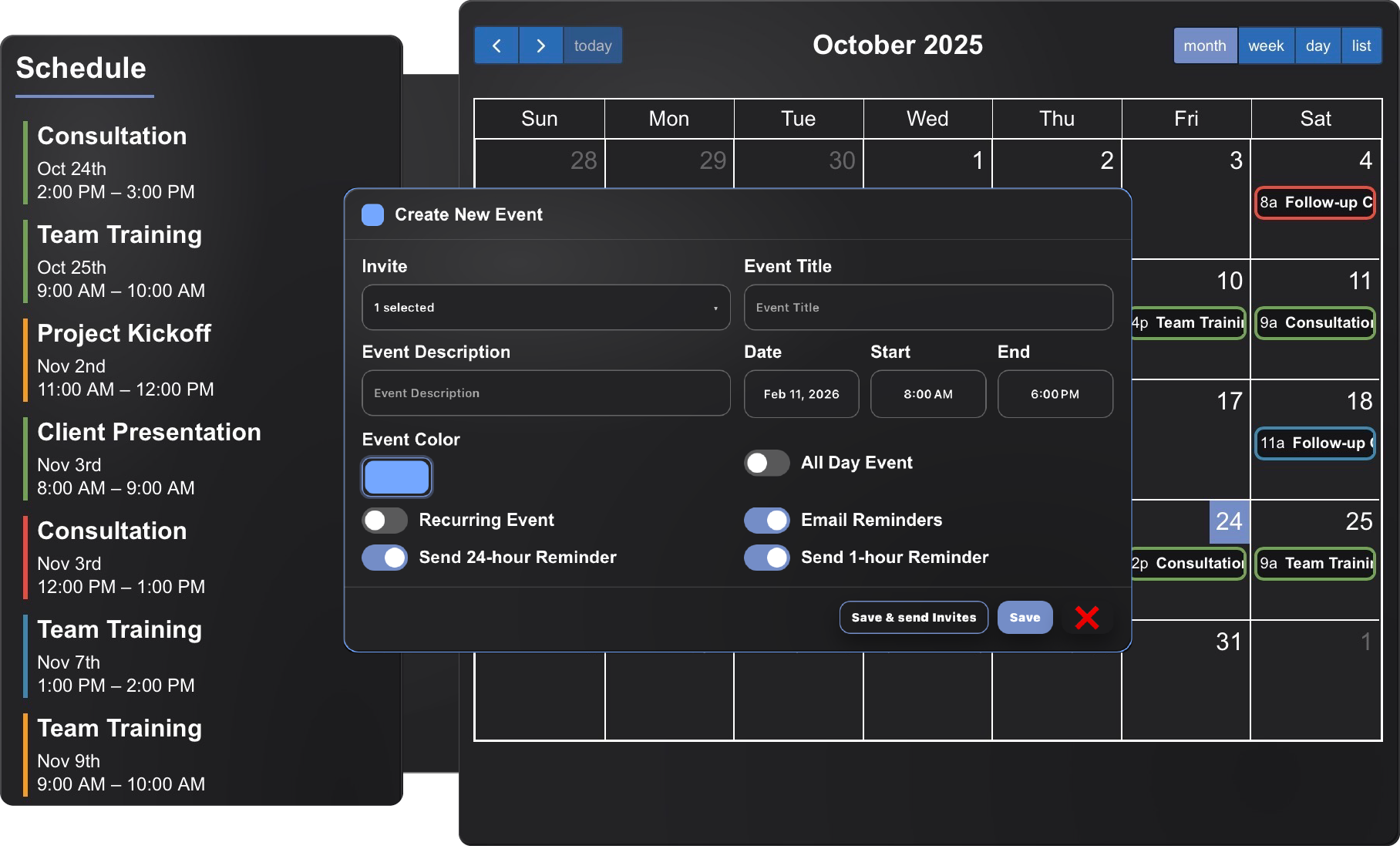URBN Hub Scheduling and Team Hub